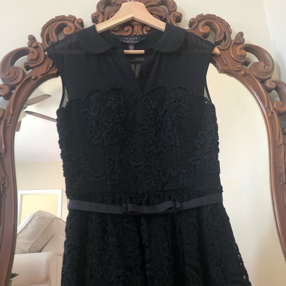 Ted Baker Black Lace Dress - Picture 3 of 7